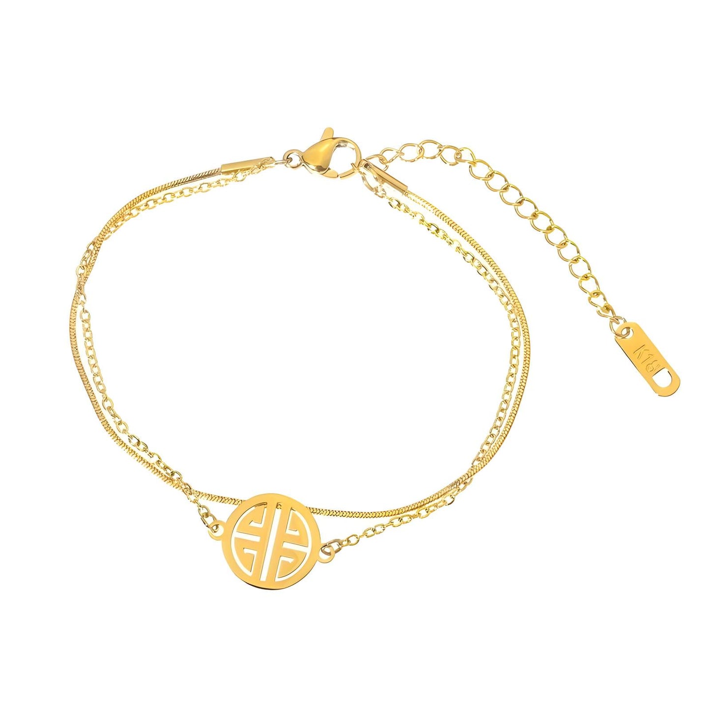 Open Aura Gold Anklet