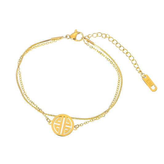 Open Aura Gold Anklet