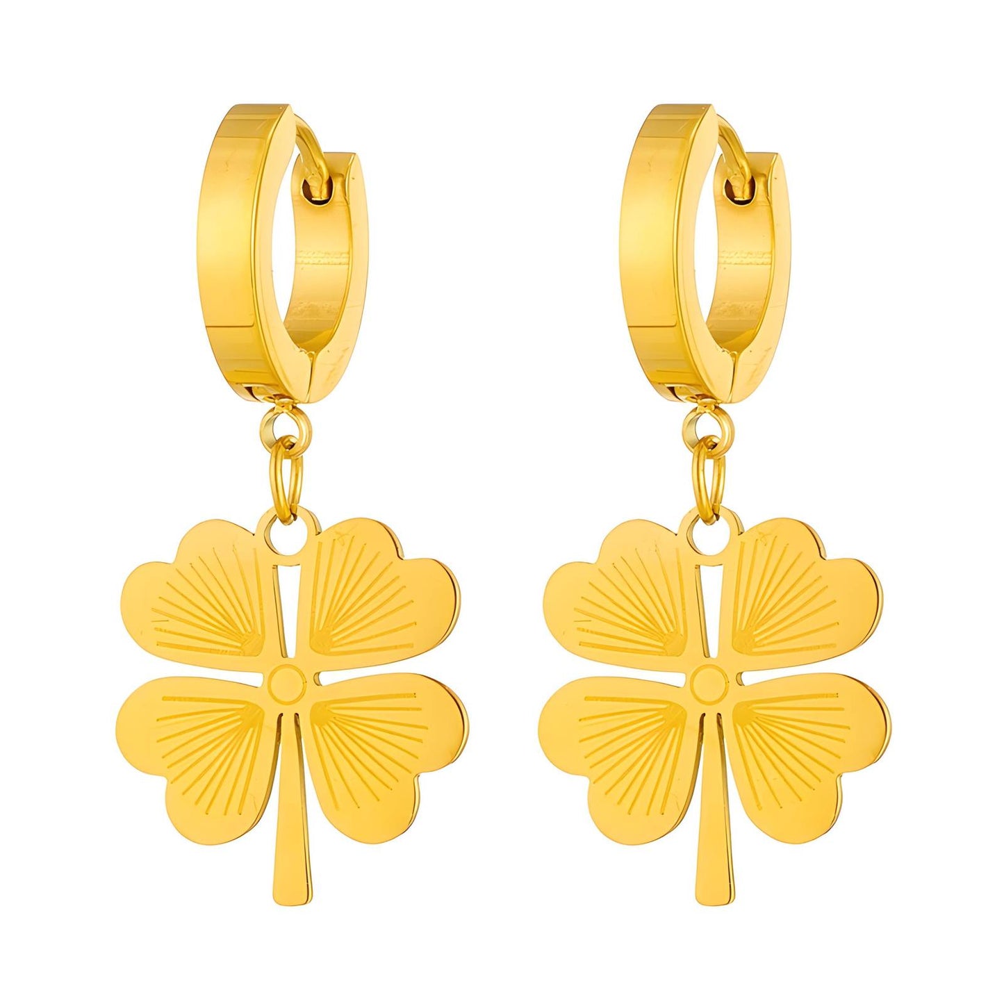 Golden Clover Charm